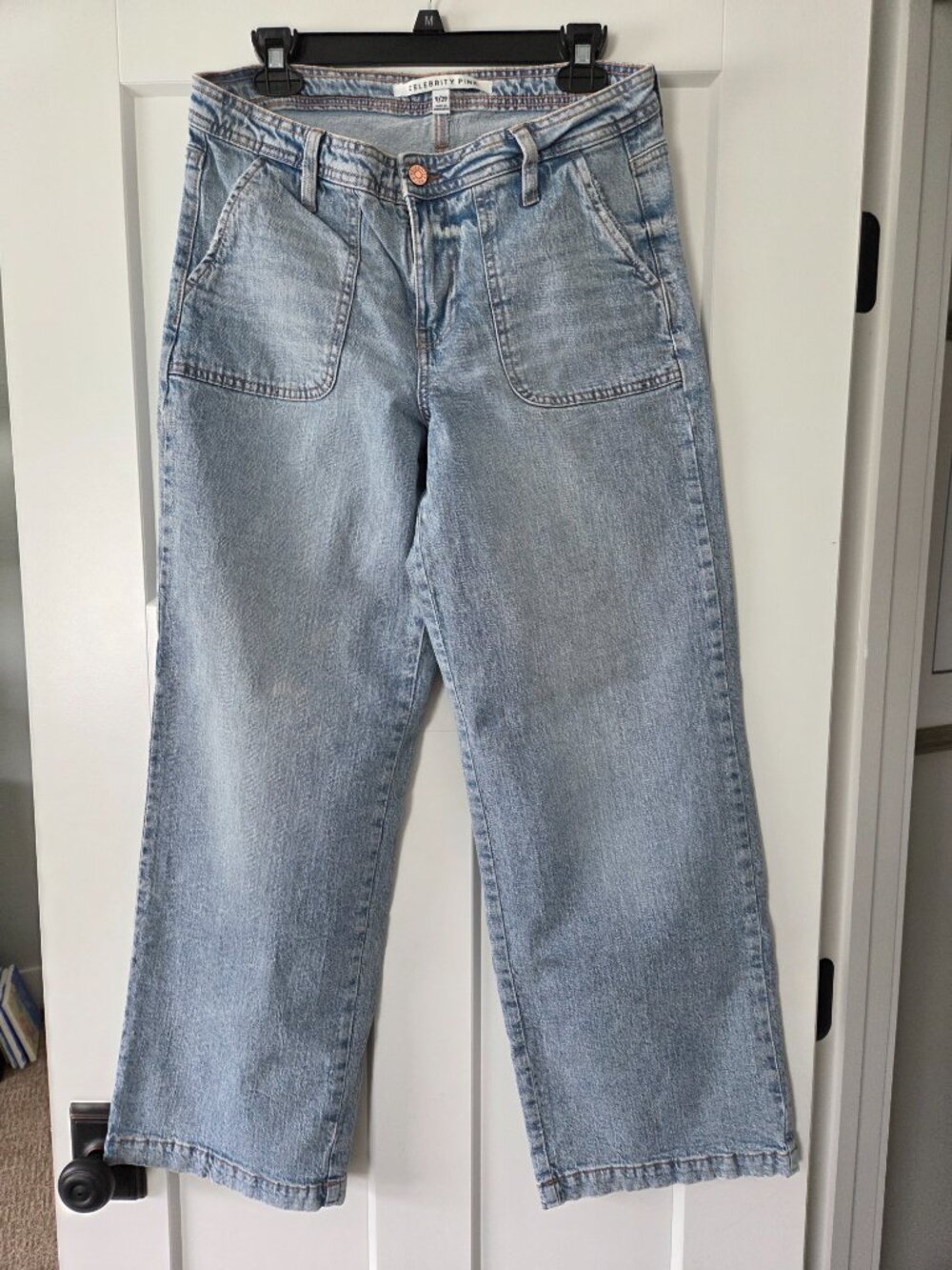 Celebrity Pink Wide Leg Jeans Size 9